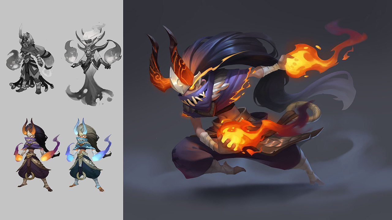 欧美风格练习|插画|游戏原画|dannad61_原创作品-站酷(zcool)