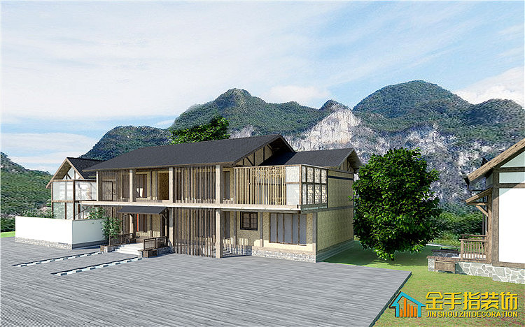 农村木房装修|木制别墅|木制别墅装修|贵阳装修公司（图ZODgzMjc2MjQ=） - 家装设计 - 站酷设计师贵阳装修公司排名原创素材 - 站酷ZCOOL
