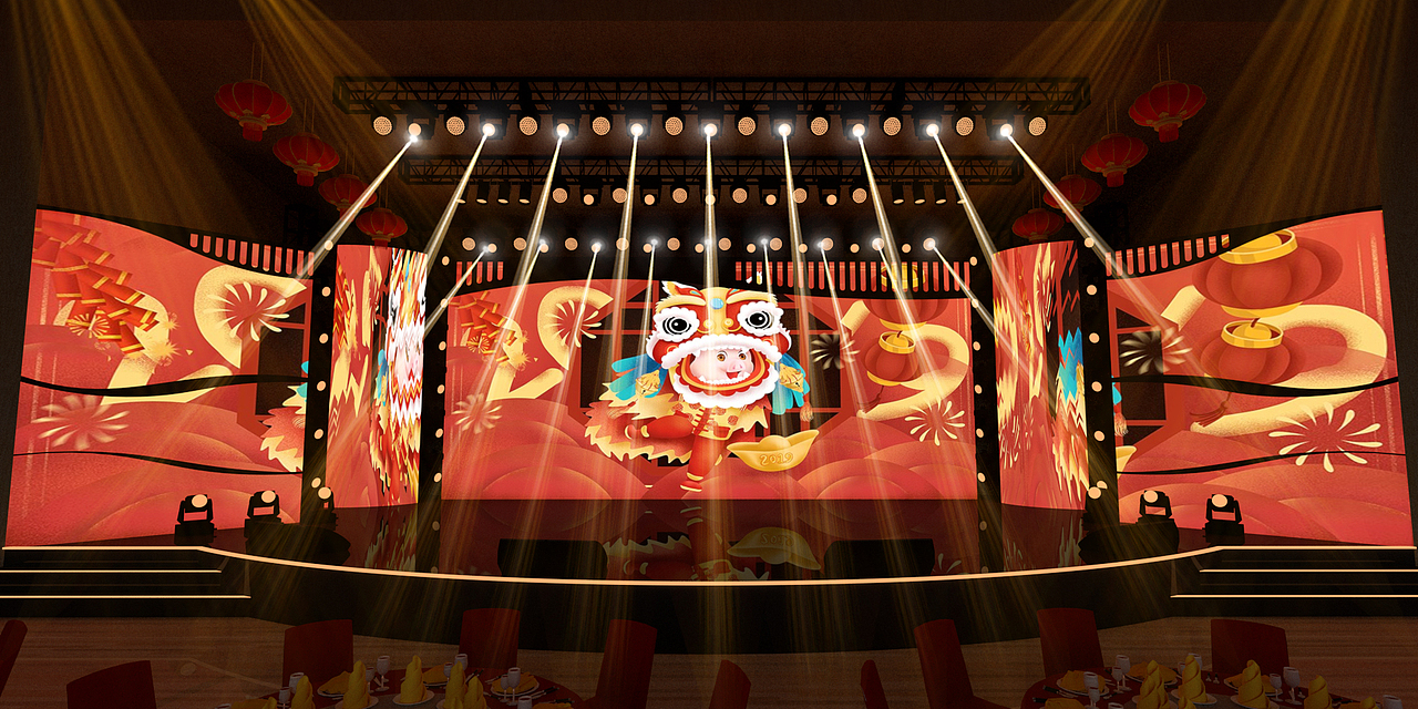 翼城春晚2020舞美方案-2020年10月30日作（图ZMjc4MjMzMjk2） - 场景 - 站酷设计师华仔001原创素材 - 站酷ZCOOL