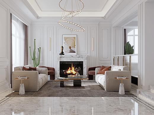 現(xiàn)代法式（個人主頁-ZNDczMTkxMDA=） - 家裝設(shè)計 - 站酷設(shè)計師筱雨xiaoyu原創(chuàng)素材 - 站酷ZCOOL