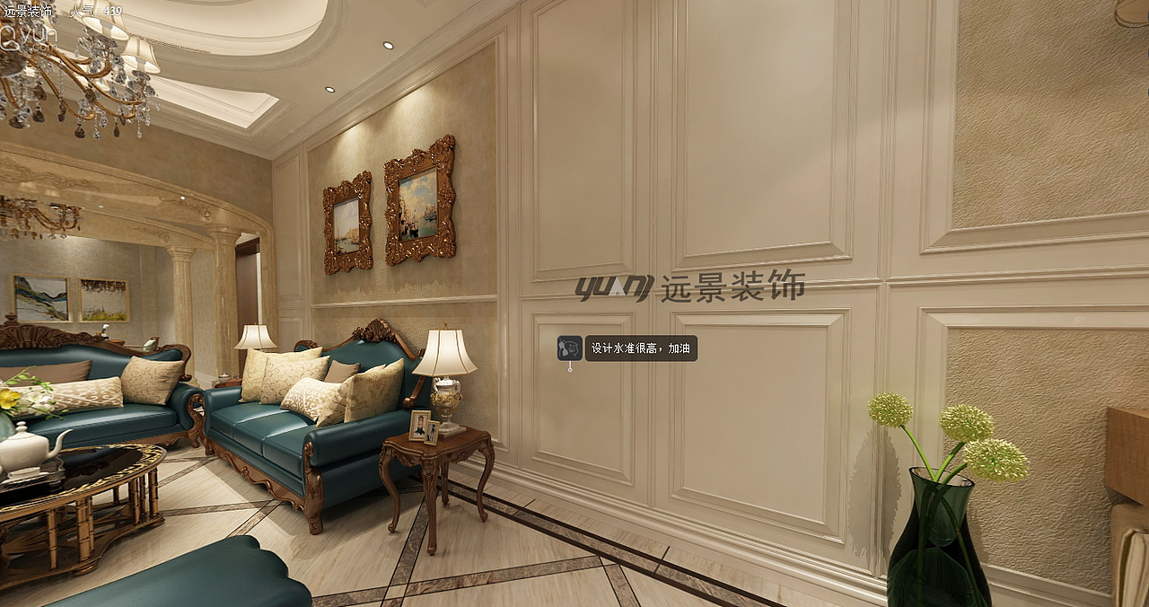 照母山金州苑欧式风格装修效果图-重庆别墅装修公司（图ZMTAyODQxODgw） - 家装设计 - 站酷设计师子平设计home原创素材 - 站酷ZCOOL