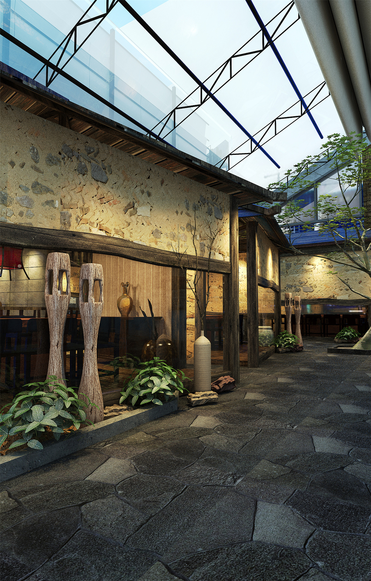 沈阳辰韩馆炭火烧肉餐厅设计