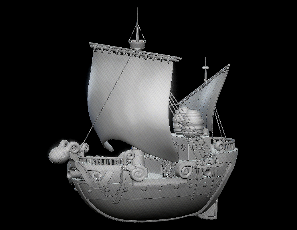 海贼王-黄金梅利号（图ZMzYwNTQwNDcy） - 机械/交通 - 站酷设计师11路公交站原创素材 - 站酷ZCOOL