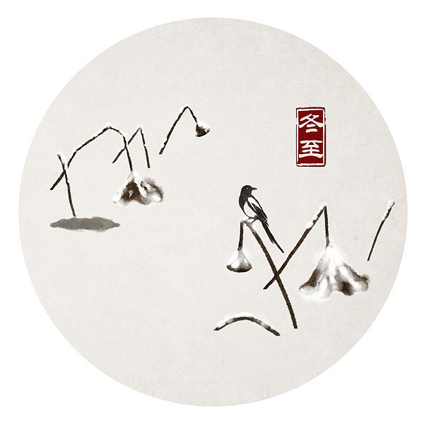 水墨中国风——竹间系列·国画二十四节气（图ZNzMwODI3NTY=） - 创作习作 - 站酷设计师石家小鬼原创素材 - 站酷ZCOOL