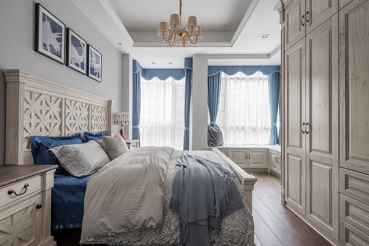 美式复古混搭，延续经典爱情故事里的生活日常（图ZMzU2Mzg5MTc2） - 家装设计 - 站酷设计师周周周周靖琪原创素材 - 站酷ZCOOL