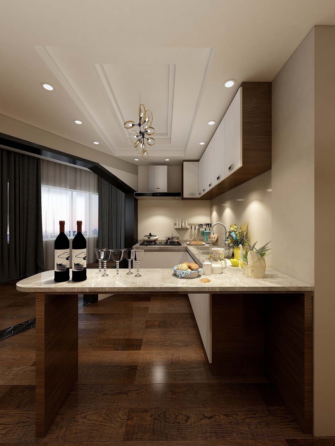 全屋定制-现代风格瑞典柚木系列展厅（图ZMTM0MTE4Mjk2） - 家装设计 - 站酷设计师乐一Lit原创素材 - 站酷ZCOOL