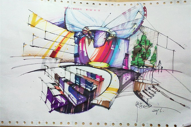 老掉牙的空间手绘图若干（图ZOTU2MTcxMDg=） - 其他三维 - 站酷设计师陈马儿816原创素材 - 站酷ZCOOL