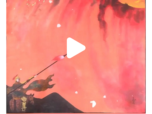 不教胡馬度陰山（個(gè)人主頁-ZNjE5NjcwNjQ=） - 繪畫 - 站酷設(shè)計(jì)師袁安原創(chuàng)素材 - 站酷ZCOOL