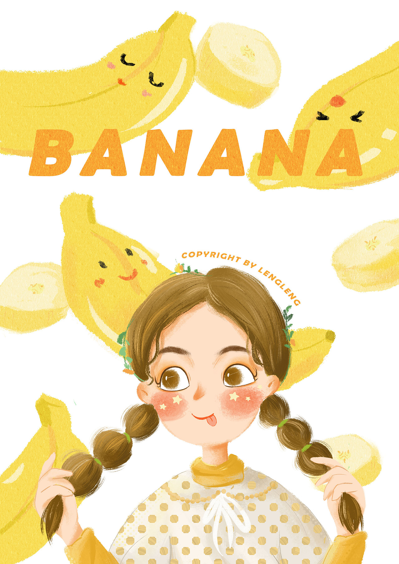 水果女孩|插画|创作习作|冫禾未 - 原创作品 - 站酷 (zcool)