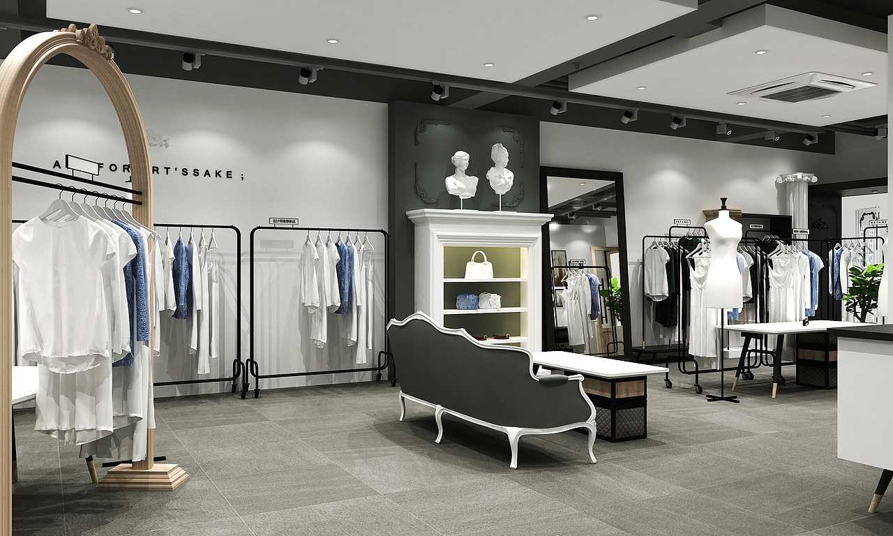 HEFANXI 品牌女装店设计（图ZMjAzMTE1MjAw） - 展陈设计 - 站酷设计师wayue原创素材 - 站酷ZCOOL