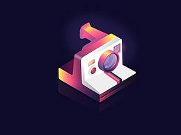 等距视角风格相机icon