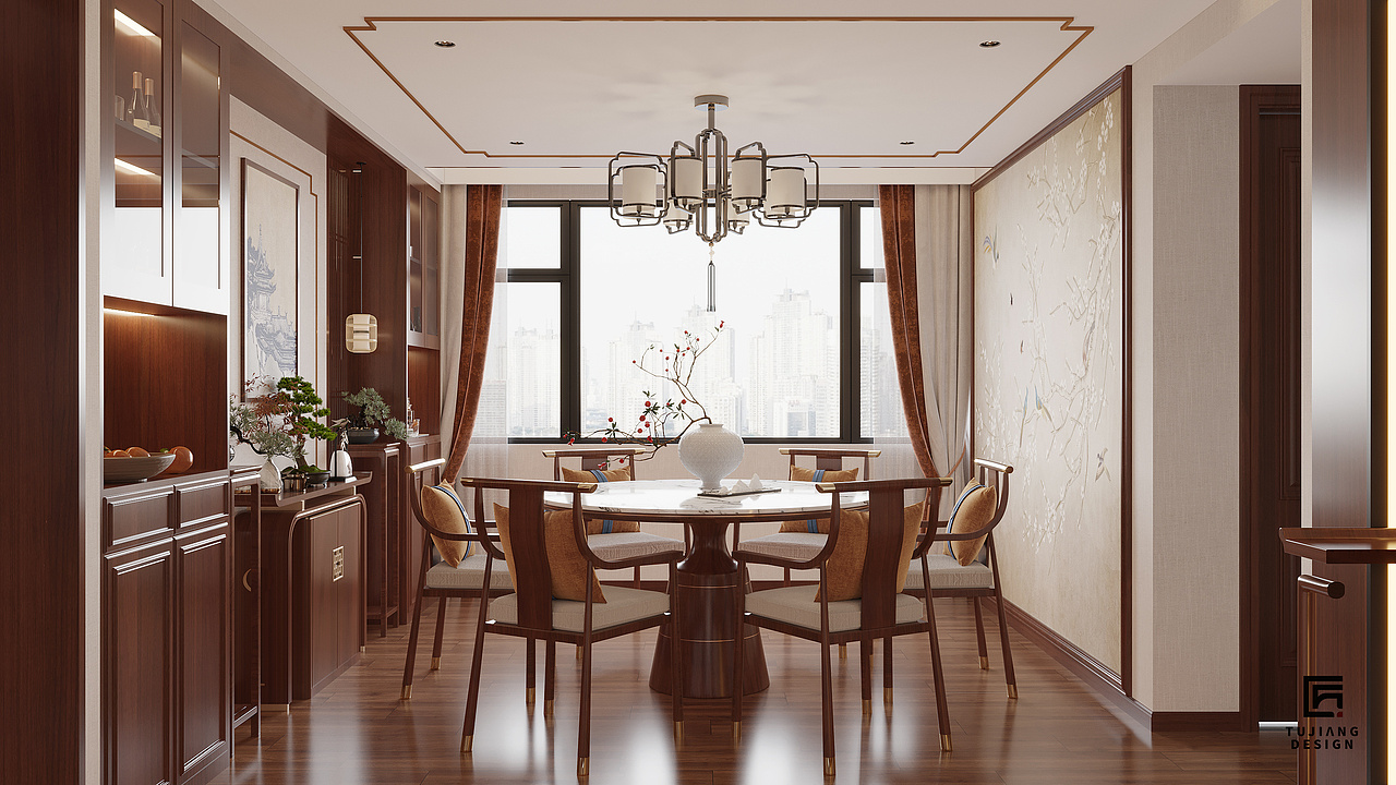 新中式装修风格，美到骨子里的优雅与深沉！（图ZMzY0ODU1OTUy） - 家装设计 - 站酷设计师恰是白露时原创素材 - 站酷ZCOOL