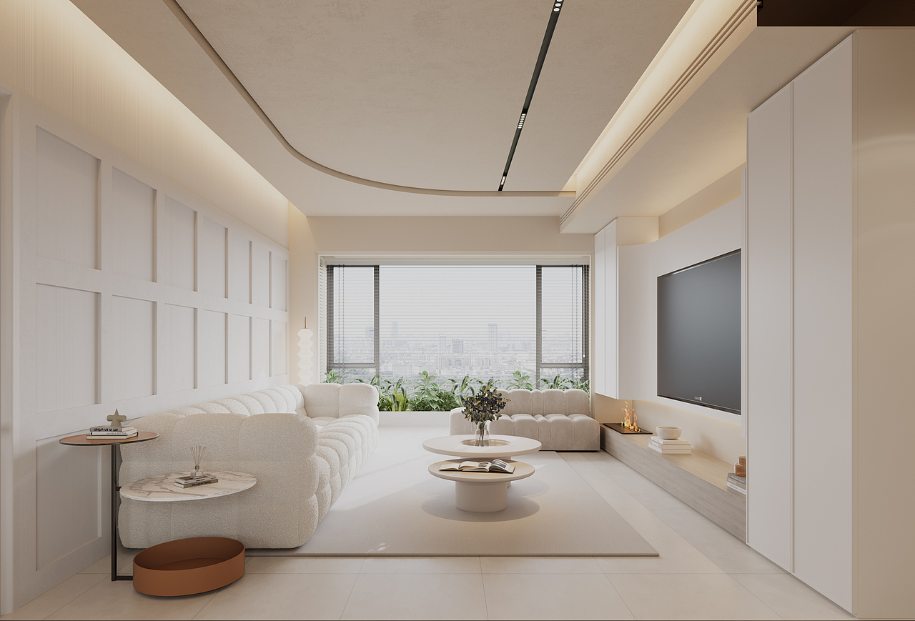 奶油风家装（图ZMzQ4Mjk4NTU2） - 建筑/空间 - 站酷设计师沐檒原创素材 - 站酷ZCOOL
