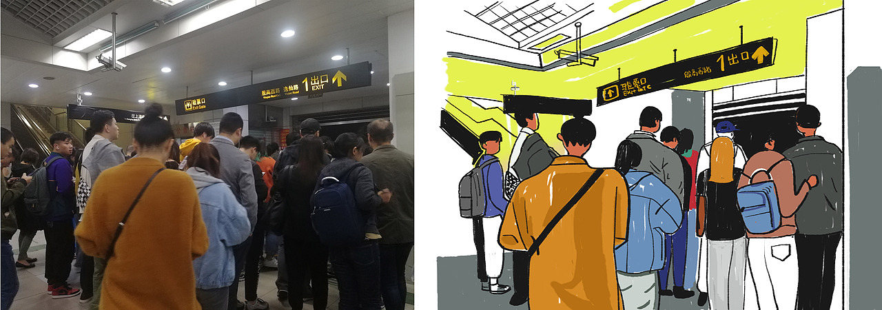 上海生活记录（图ZMTkyMDMwMDY4） - 创作习作 - 站酷设计师夏梧夏梧原创素材 - 站酷ZCOOL