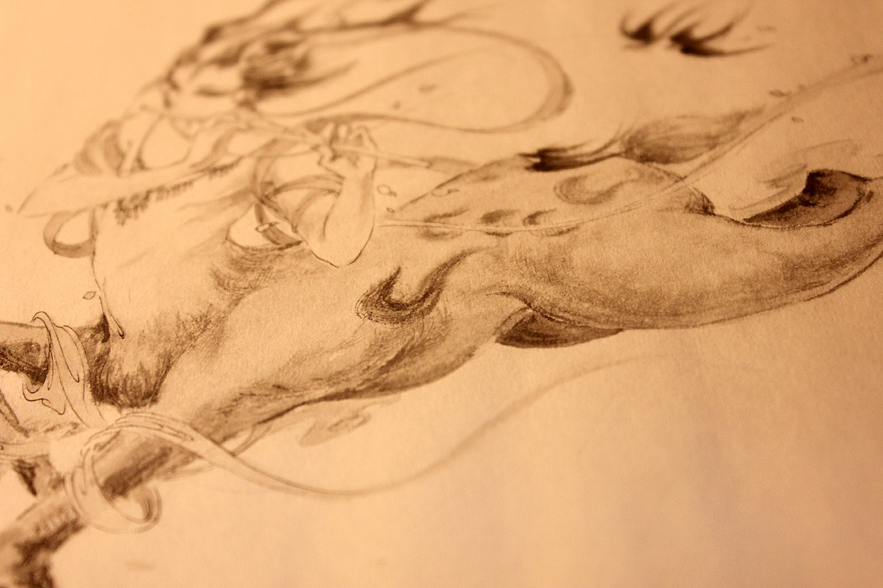 【手绘几幅】心霾不思去,孤梦悄入怀_画师杉泽-站酷zcool