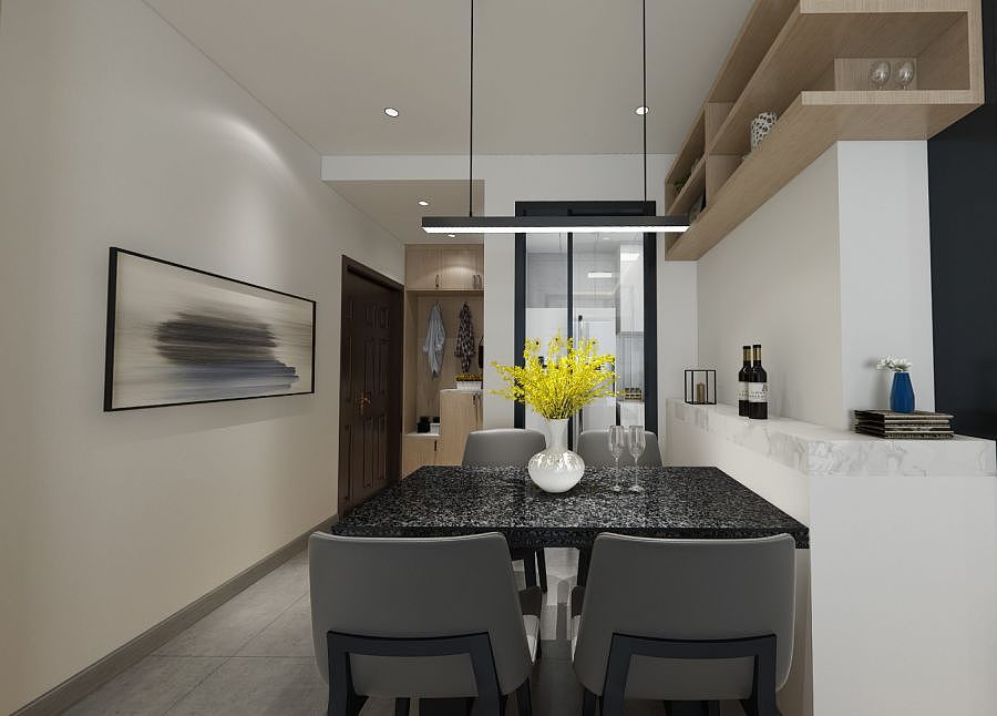 全案设计·翡丽山丨现代简约之美,时尚前卫