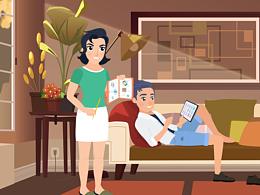 人物对话形式动画