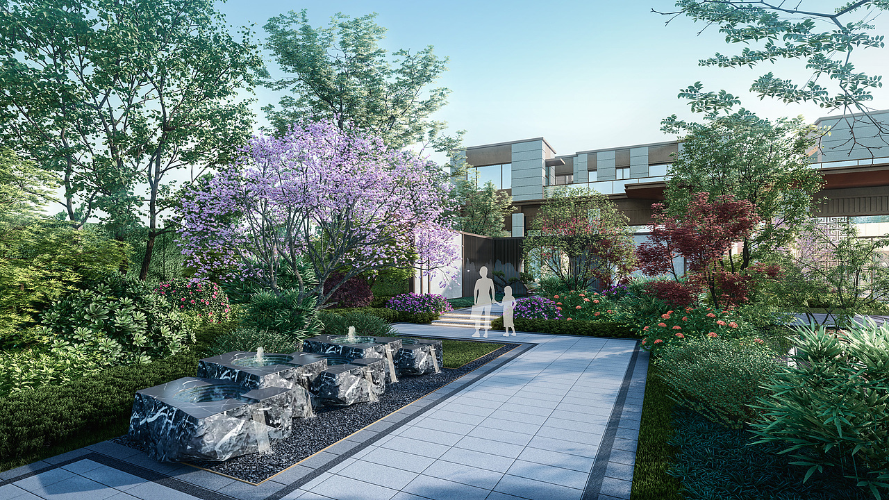 lumion示范区渲染效果图(七)