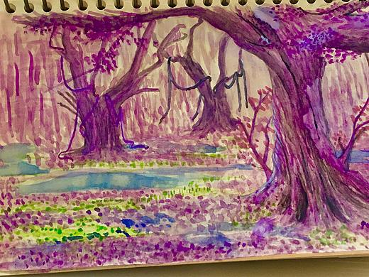 紫樹花林（個人主頁-ZMjU2NDg2MjQ=） - 創(chuàng)作習(xí)作 - 站酷設(shè)計師一夏_ll原創(chuàng)素材 - 站酷ZCOOL