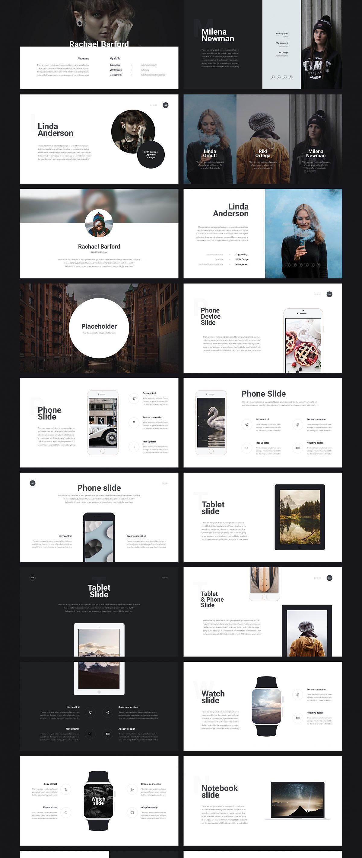 简约时尚风格PPT模板（图ZMTI2NzYwNTEy） - PPT/Keynote - 站酷设计师夏影PPT原创素材 - 站酷ZCOOL