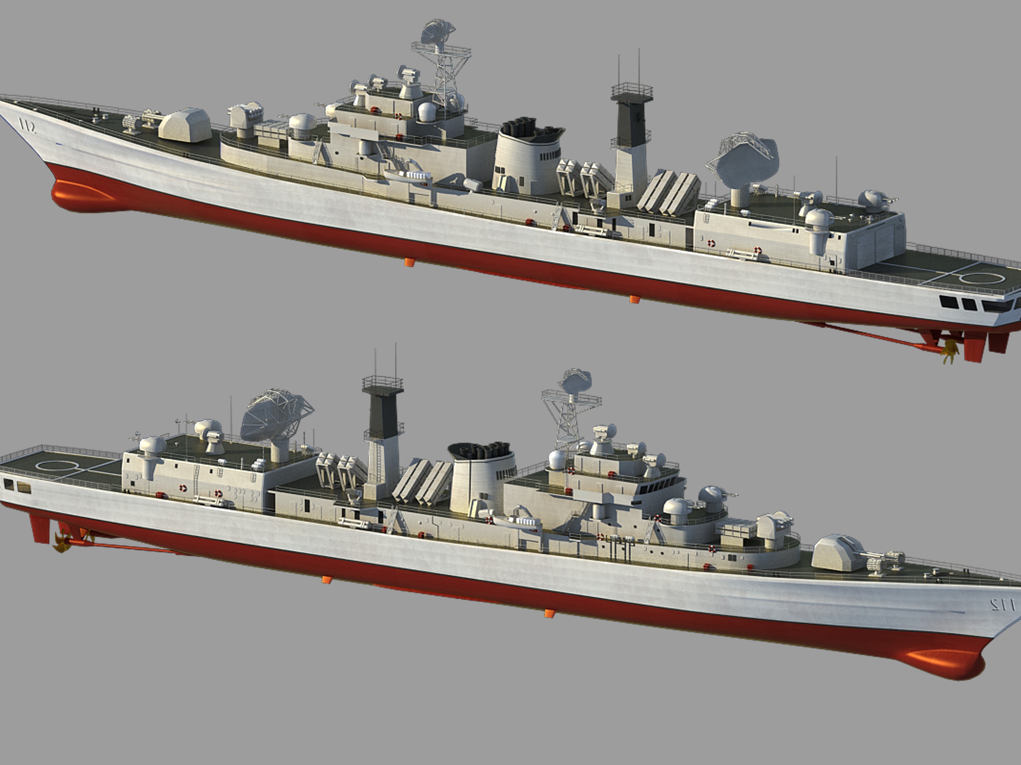 哈尔滨号驱逐舰_黑白先生吗-站酷zcool