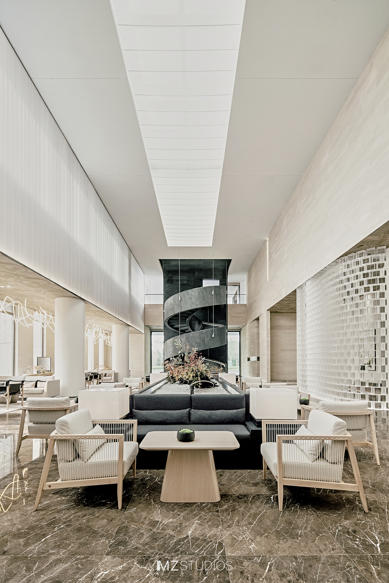 室内空间摄影幸福孔雀城柏悦府营销中心