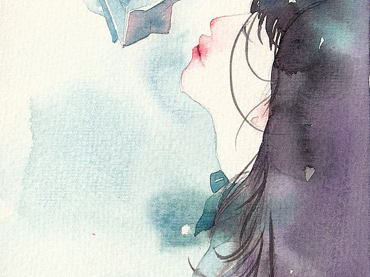 水彩闲涂。