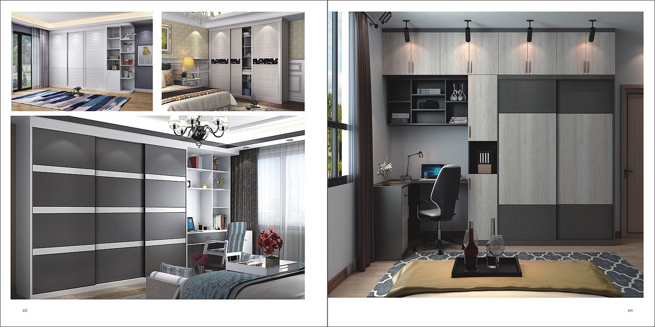 板式家居图册设计全屋定制画册印刷衣柜彩页制作