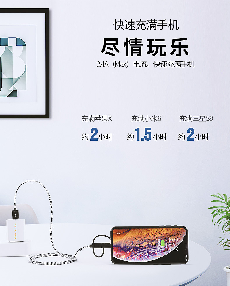 苹果/安卓/Type-c 三合一数据线