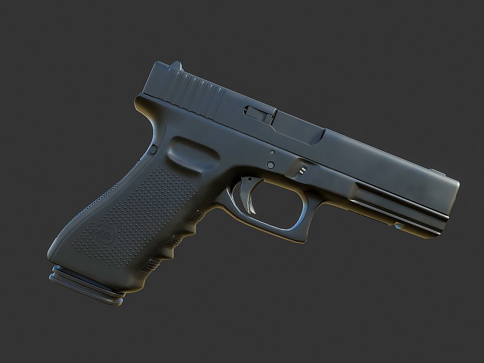 3Ds Max GLOCK_17 建模+渲染