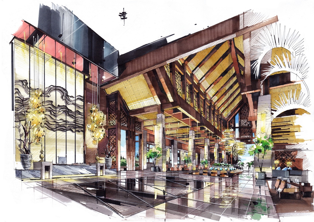 吕律谱室内手绘作品卓越手绘