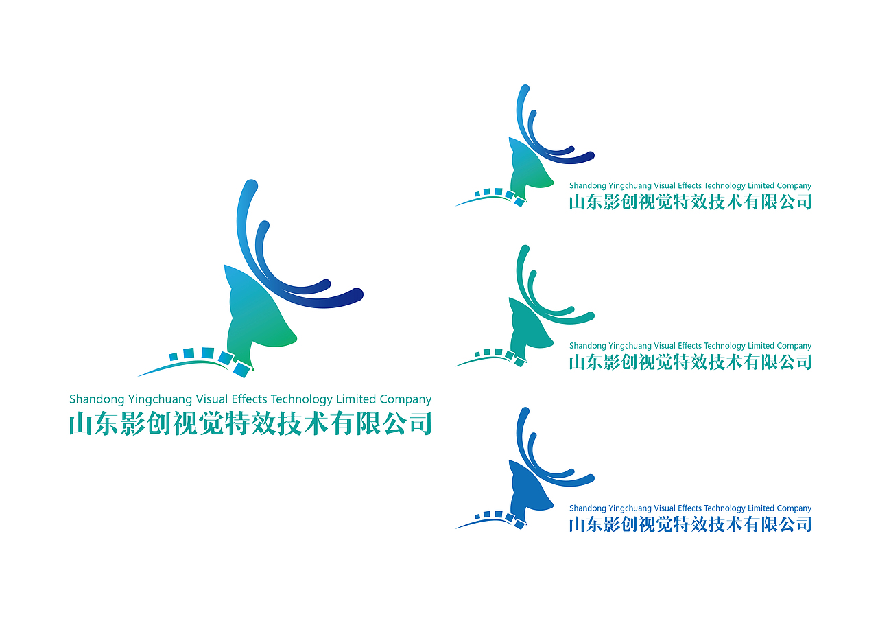 山东影创视觉特效技术有限公司（标志设计作业）（图ZMTM4MDEzNTQ4） - Logo - 站酷设计师齐伟渤原创素材 - 站酷ZCOOL