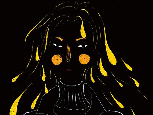 Black Face（個(gè)人主頁(yè)-ZMzkwODQ2MDQ=） - 藝術(shù)插畫(huà) - 站酷設(shè)計(jì)師xinpingli原創(chuàng)素材 - 站酷ZCOOL