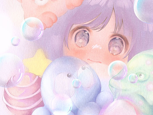 软软的感觉（个人主页-ZNjUxMDY3MzY=） - 艺术插画 - 站酷设计师吉花原创素材 - 站酷ZCOOL