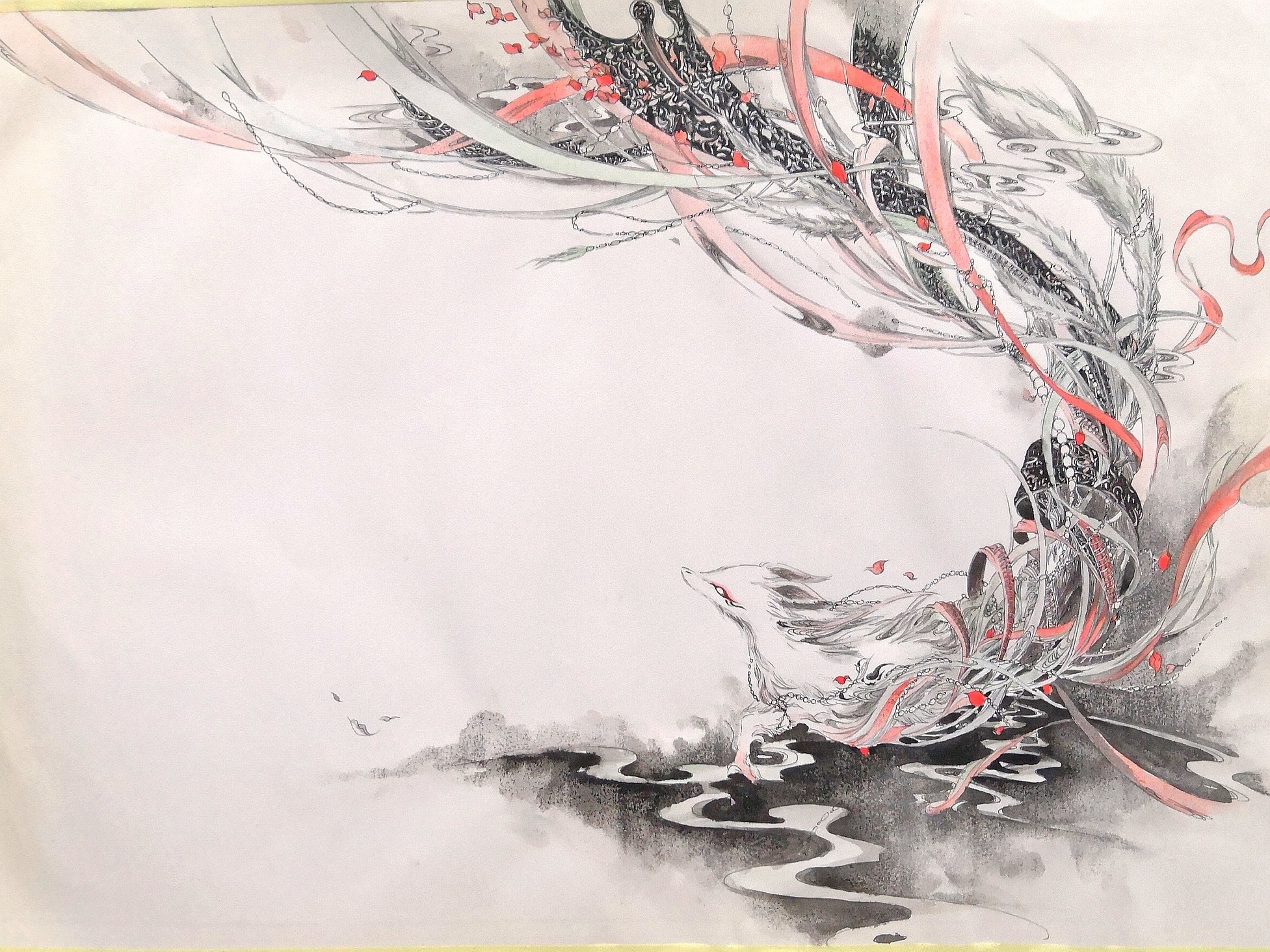 《洛煌笈》 狐 临摹