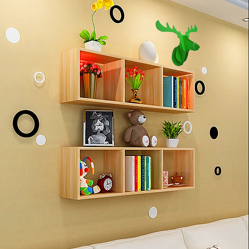 创意圆角鹿头墙饰 | 瓦楞纸动物头墙壁挂饰