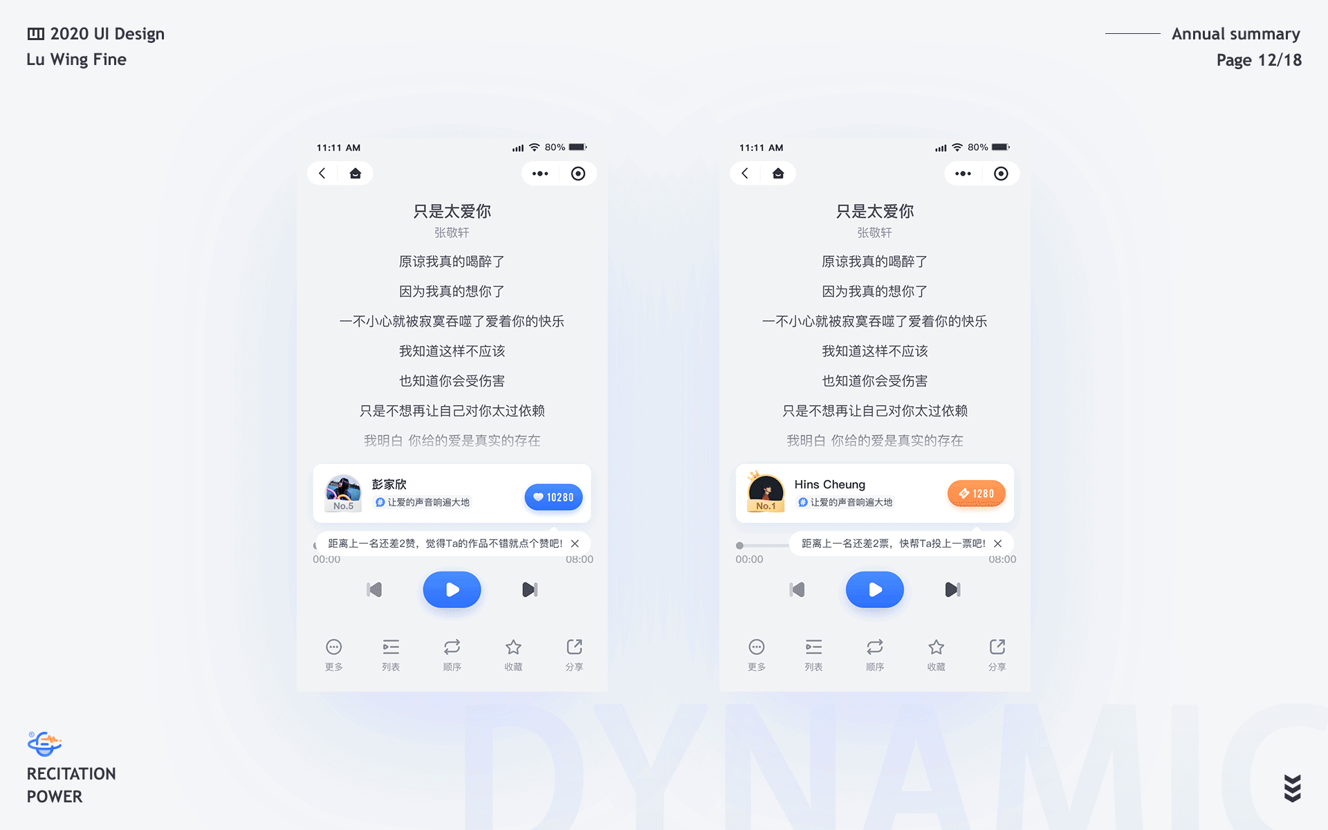 点赞/投票动效展示