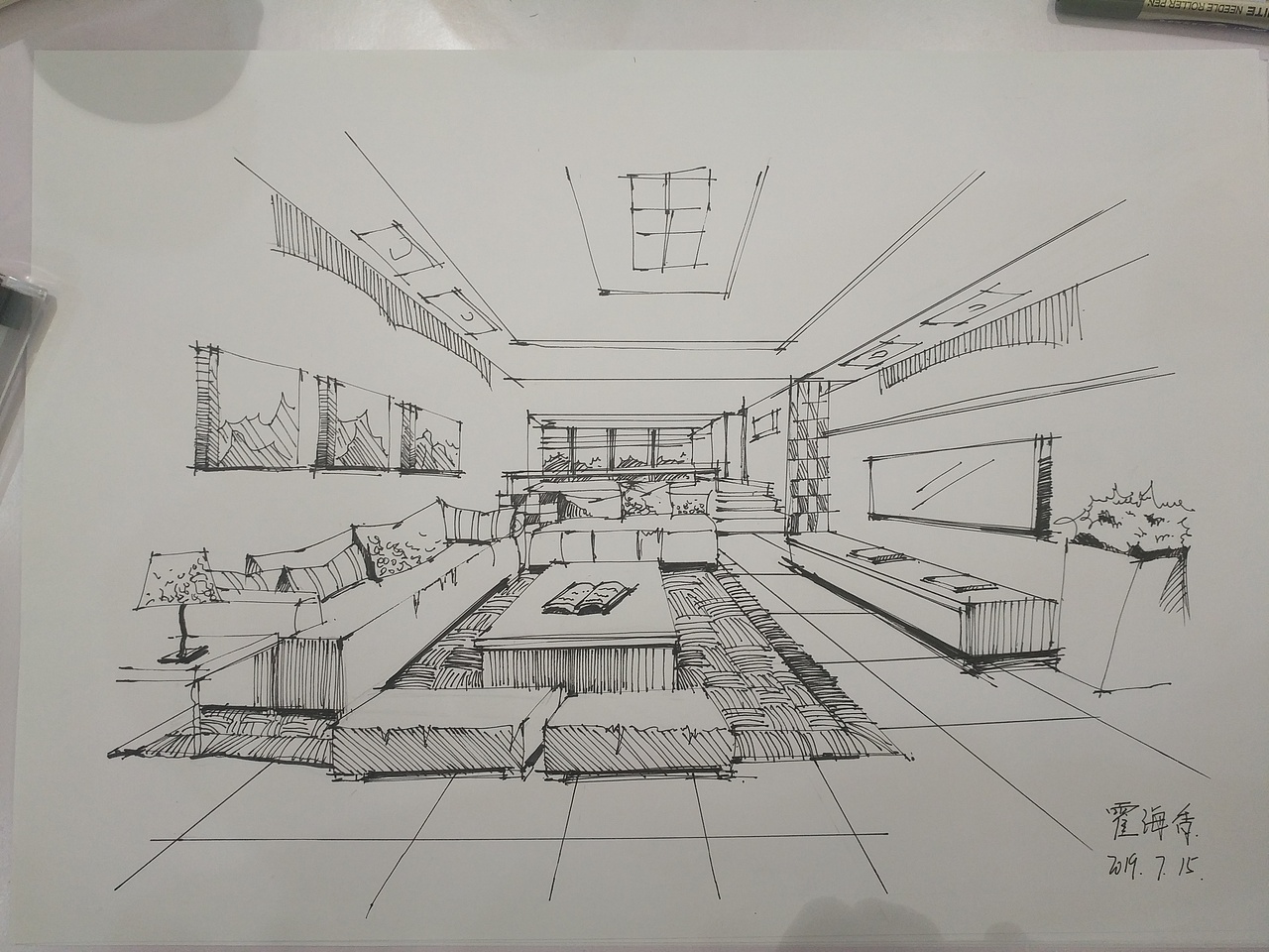 室内手绘效果图