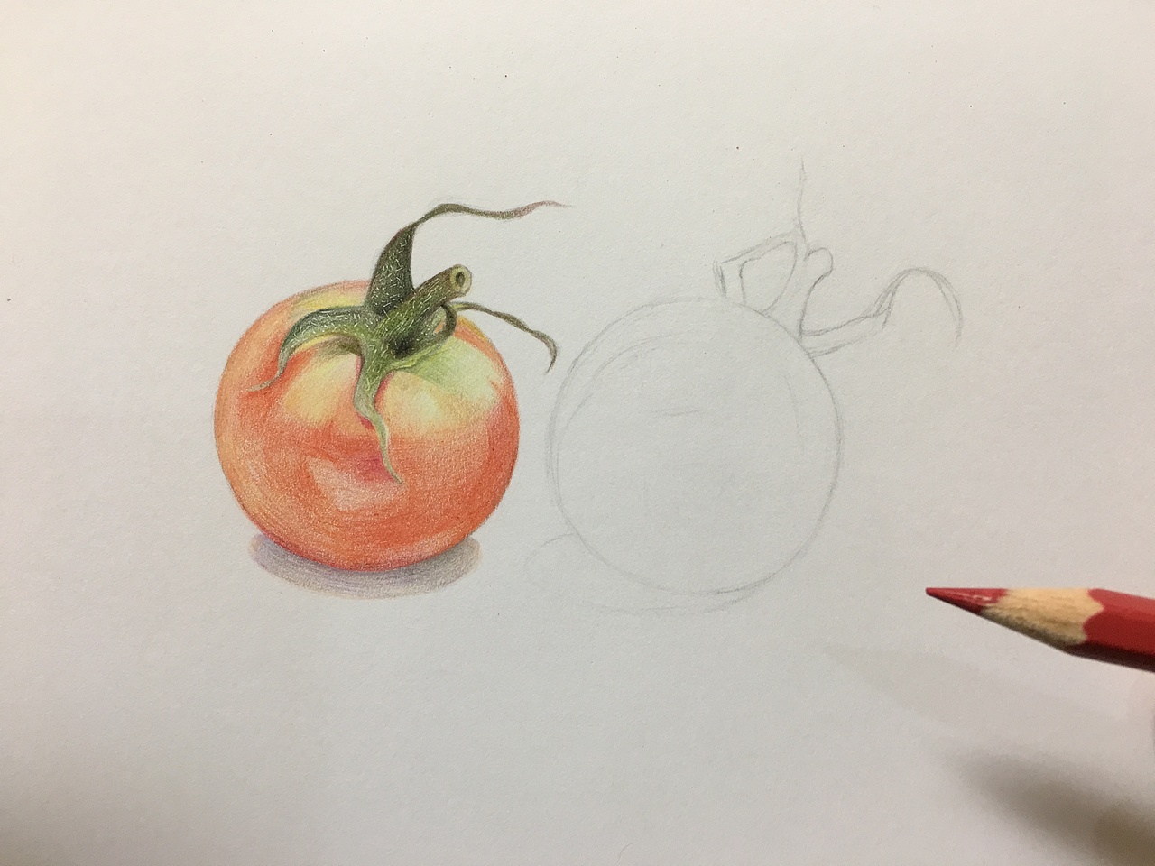 三小时速涂番茄,呵呵,每天进步一点点吧……