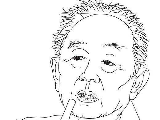 刘勇良线描人物作品系列之中国文化名人系列
