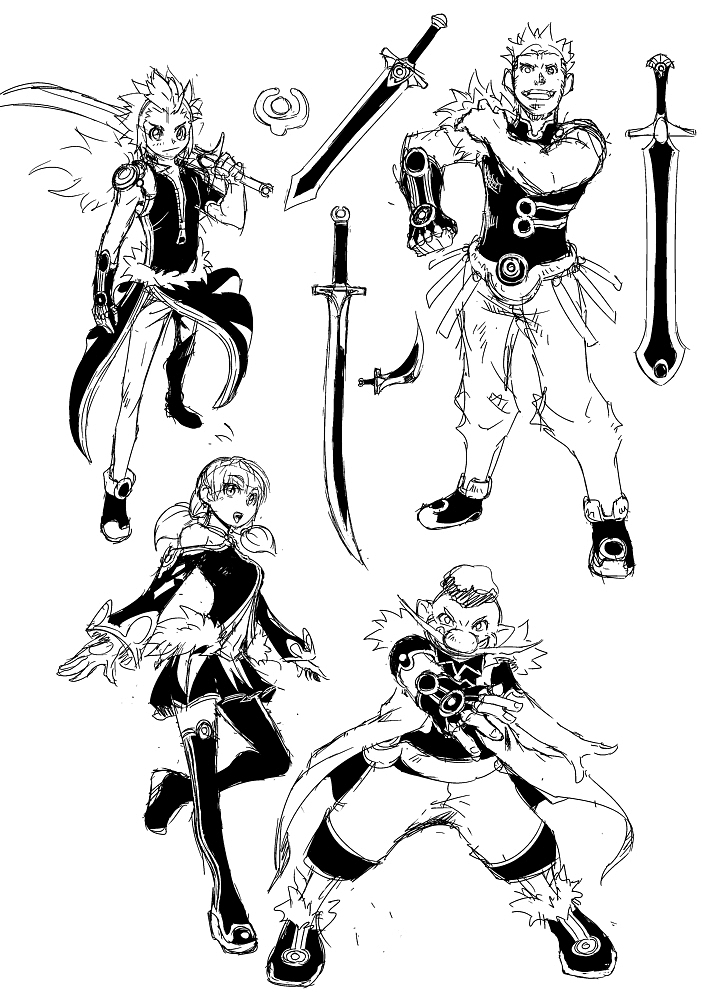 人物设定（图ZMjU5ODU2ODA=） - 单幅漫画 - 站酷设计师leekimbong原创素材 - 站酷ZCOOL