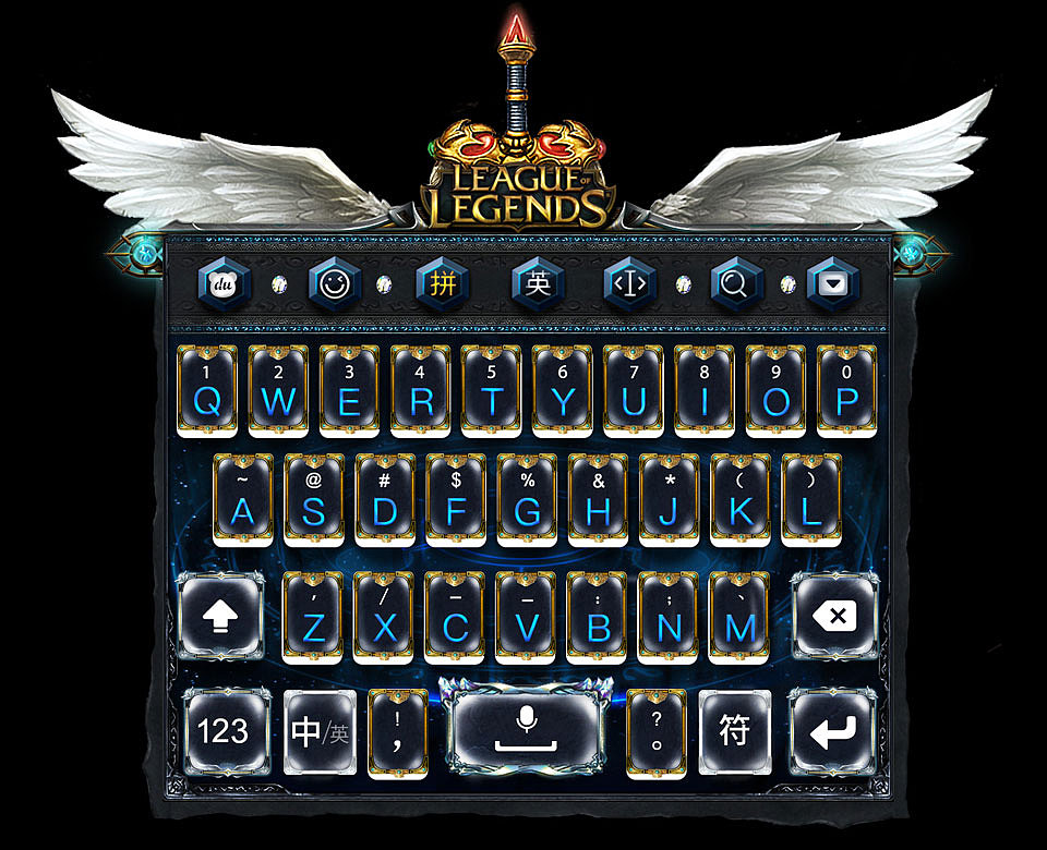 百度输入法皮肤——lol游戏皮肤|ui|主题/皮肤|画皮难画骨_原创作品