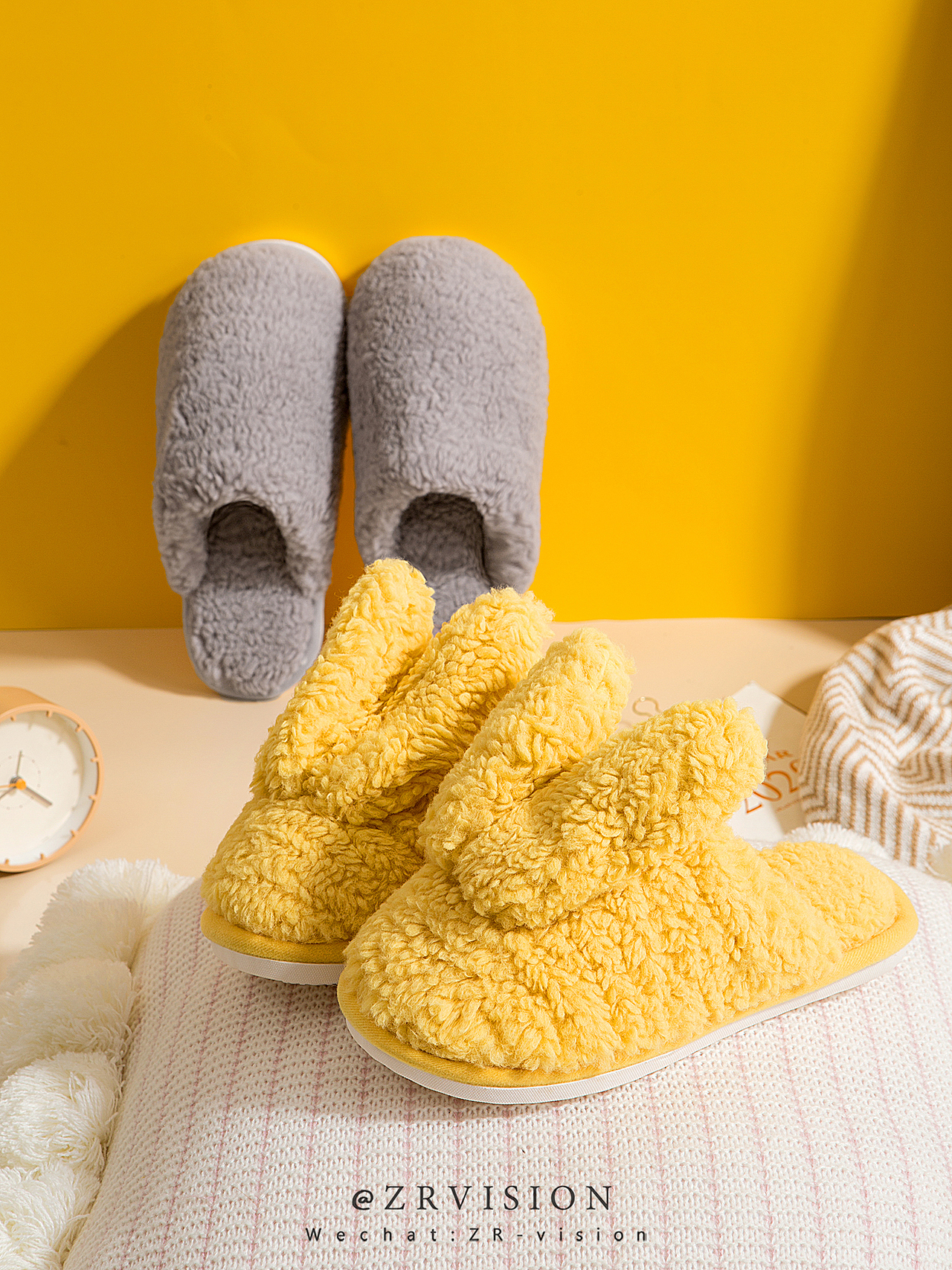 网红可爱棉拖鞋家居少女感情侣拖鞋公主风格毛绒冬天