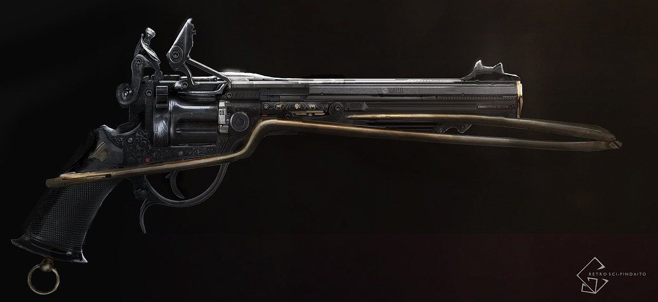复古与科幻-左轮手枪