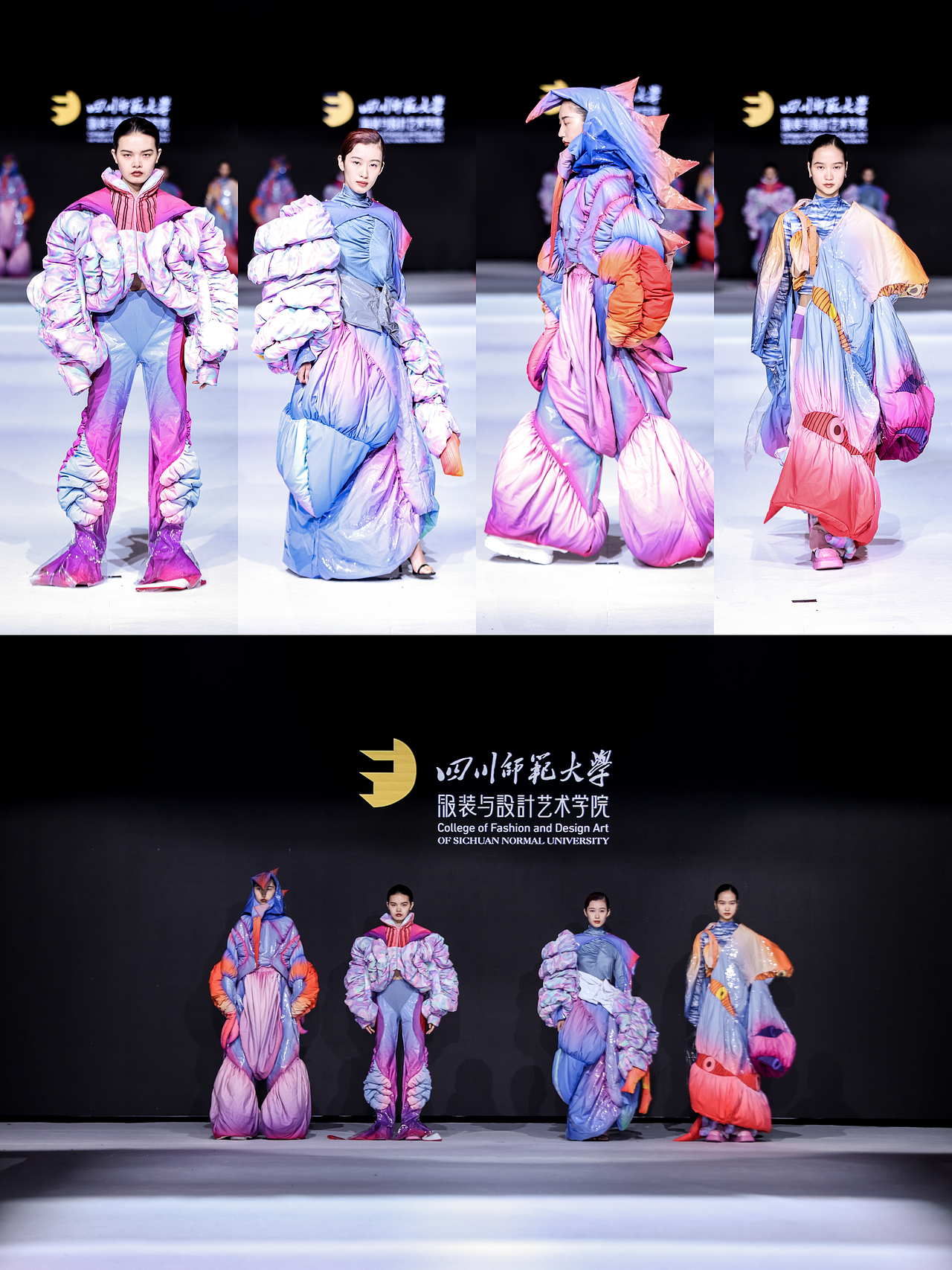 时尚秀场 l 一群00后设计师的服装设计佳作～（图ZMzcwNTE4MTQ4） - 时尚/艺术摄影 - 站酷设计师陳琦之chenqizhi原创素材 - 站酷ZCOOL