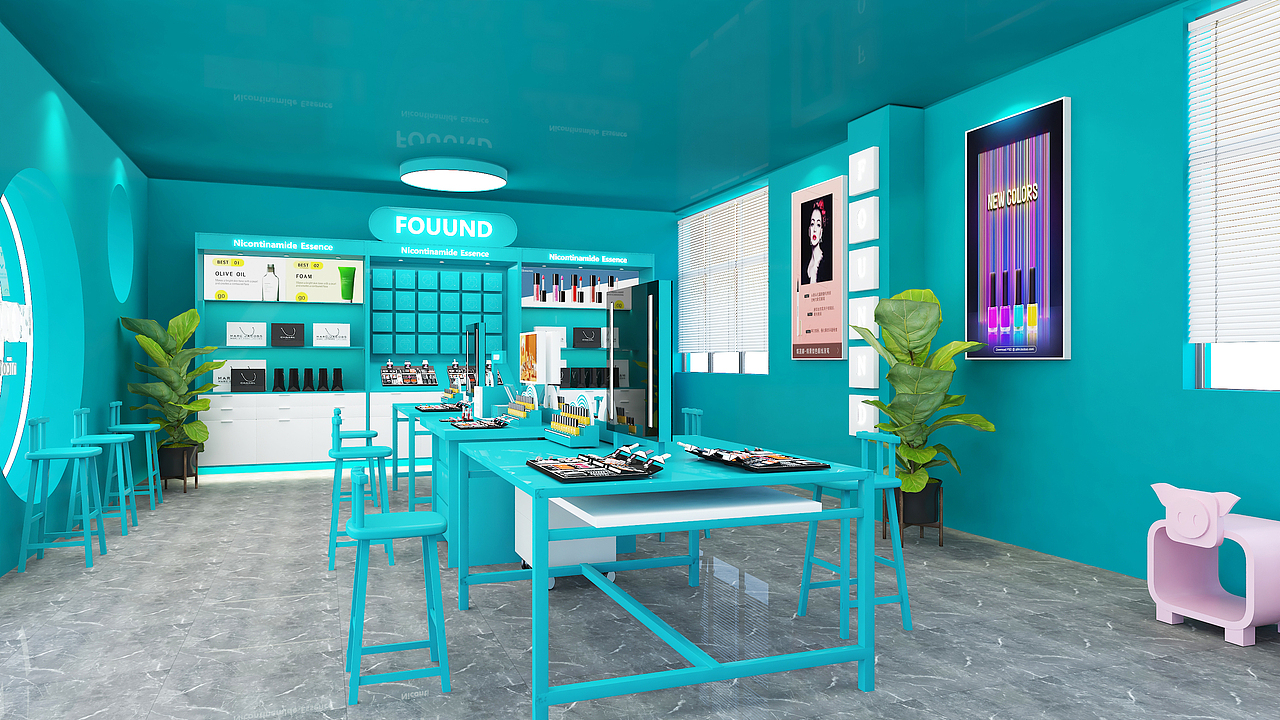 化妆品店面设计