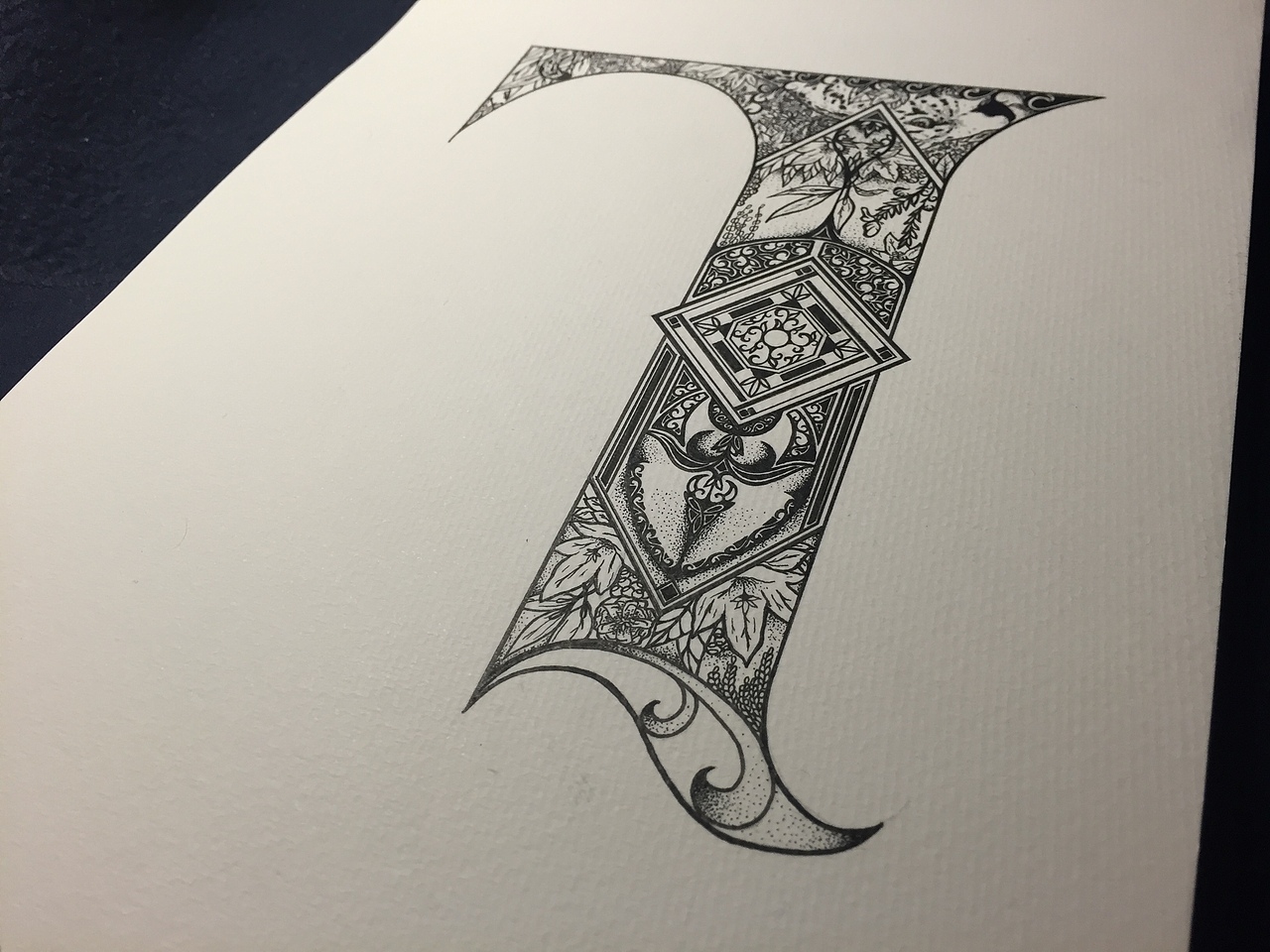 针管笔字体设计《l》|插画|艺术插画|torasen_原创作品-站酷zcool