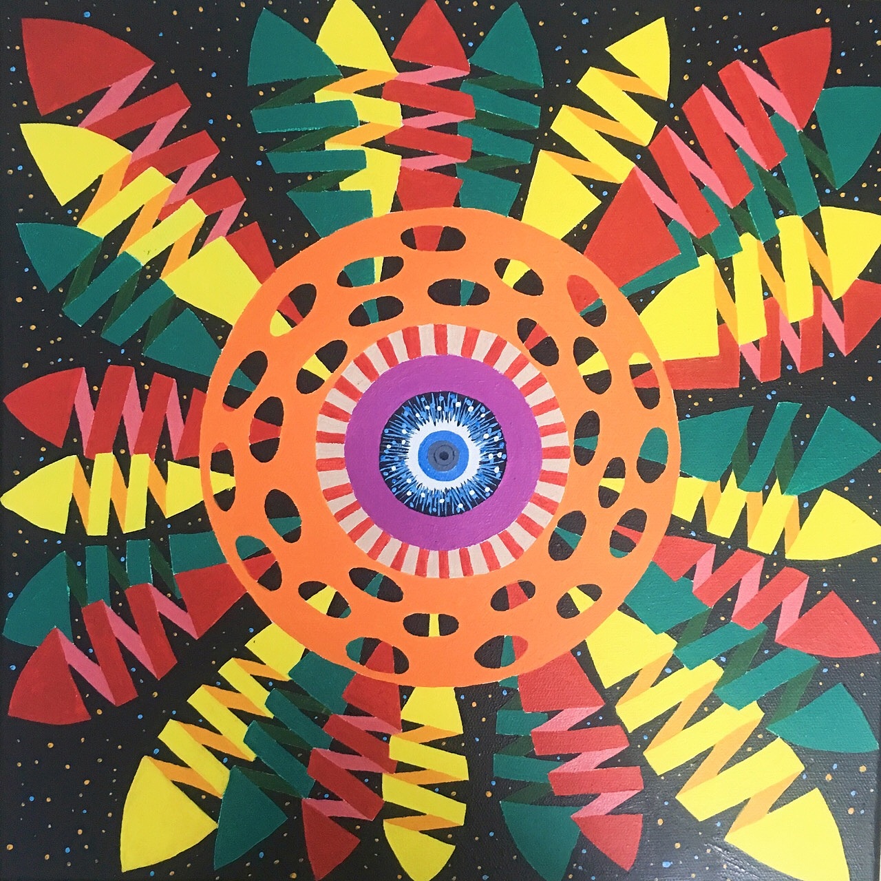 2018年的丙烯的画