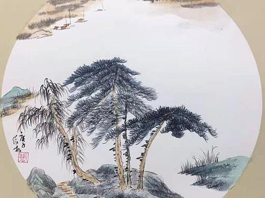 张俊松山水画