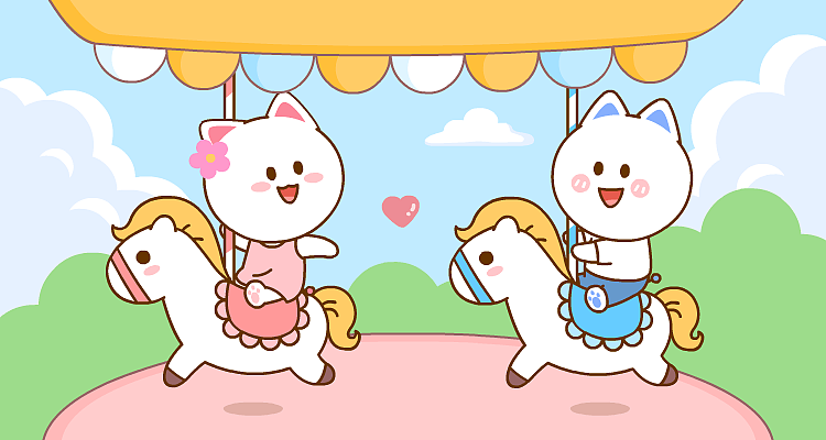 《桃小仙情侣篇2》微信表情上架啦